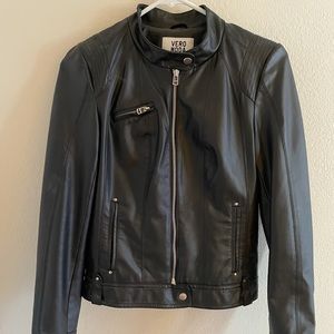 Vero Moda Faux Leather Moto Jacket